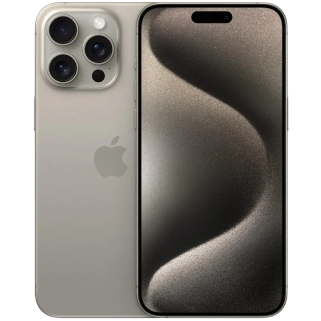 Apple iPhone 15 Pro (Natural Titanium, 256Gb, Used) - фото
